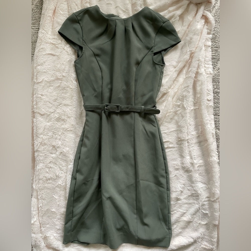 H&M Sage Sheath Dress